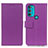 Coque Portefeuille Livre Cuir Etui Clapet M08L pour Motorola Moto G71 5G Violet