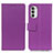 Coque Portefeuille Livre Cuir Etui Clapet M08L pour Motorola Moto G71s 5G Violet