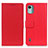 Coque Portefeuille Livre Cuir Etui Clapet M08L pour Nokia C12 Pro Rouge