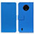 Coque Portefeuille Livre Cuir Etui Clapet M08L pour Nokia C200 Bleu