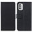 Coque Portefeuille Livre Cuir Etui Clapet M08L pour Nokia G60 5G Noir