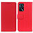 Coque Portefeuille Livre Cuir Etui Clapet M08L pour Oppo A16 Rouge