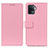 Coque Portefeuille Livre Cuir Etui Clapet M08L pour Oppo A94 4G Rose