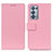 Coque Portefeuille Livre Cuir Etui Clapet M08L pour Oppo Reno6 Pro+ Plus 5G Rose