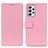 Coque Portefeuille Livre Cuir Etui Clapet M08L pour Samsung Galaxy A73 5G Rose