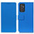 Coque Portefeuille Livre Cuir Etui Clapet M08L pour Samsung Galaxy A82 5G Bleu