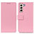 Coque Portefeuille Livre Cuir Etui Clapet M08L pour Samsung Galaxy S21 5G Rose