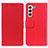 Coque Portefeuille Livre Cuir Etui Clapet M08L pour Samsung Galaxy S21 5G Rouge