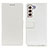 Coque Portefeuille Livre Cuir Etui Clapet M08L pour Samsung Galaxy S21 FE 5G Blanc