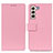 Coque Portefeuille Livre Cuir Etui Clapet M08L pour Samsung Galaxy S21 Plus 5G Rose