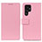 Coque Portefeuille Livre Cuir Etui Clapet M08L pour Samsung Galaxy S21 Ultra 5G Rose