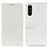 Coque Portefeuille Livre Cuir Etui Clapet M08L pour Sony Xperia 10 III Blanc