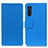 Coque Portefeuille Livre Cuir Etui Clapet M08L pour Sony Xperia 10 III Bleu