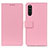 Coque Portefeuille Livre Cuir Etui Clapet M08L pour Sony Xperia 10 III Lite Rose