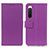 Coque Portefeuille Livre Cuir Etui Clapet M08L pour Sony Xperia 10 IV SOG07 Violet