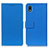 Coque Portefeuille Livre Cuir Etui Clapet M08L pour Sony Xperia Ace III SO-53C Bleu