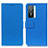 Coque Portefeuille Livre Cuir Etui Clapet M08L pour Vivo Y76s 5G Bleu
