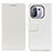 Coque Portefeuille Livre Cuir Etui Clapet M08L pour Xiaomi Mi 11 Pro 5G Blanc