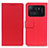Coque Portefeuille Livre Cuir Etui Clapet M08L pour Xiaomi Mi 11 Ultra 5G Rouge