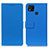 Coque Portefeuille Livre Cuir Etui Clapet M08L pour Xiaomi POCO C3 Bleu