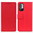 Coque Portefeuille Livre Cuir Etui Clapet M08L pour Xiaomi POCO M3 Pro 5G Rouge