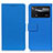 Coque Portefeuille Livre Cuir Etui Clapet M08L pour Xiaomi Poco X4 Pro 5G Bleu