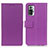 Coque Portefeuille Livre Cuir Etui Clapet M08L pour Xiaomi Redmi Note 10 Pro 4G Violet