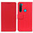 Coque Portefeuille Livre Cuir Etui Clapet M08L pour Xiaomi Redmi Note 8 (2021) Rouge