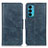 Coque Portefeuille Livre Cuir Etui Clapet M09L pour Motorola Moto Edge 20 5G Bleu