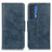 Coque Portefeuille Livre Cuir Etui Clapet M09L pour Motorola Moto Edge (2021) 5G Bleu