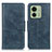 Coque Portefeuille Livre Cuir Etui Clapet M09L pour Motorola Moto Edge 40 5G Bleu