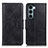 Coque Portefeuille Livre Cuir Etui Clapet M09L pour Motorola Moto Edge S30 5G Noir