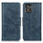 Coque Portefeuille Livre Cuir Etui Clapet M09L pour Motorola ThinkPhone 5G Bleu