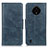 Coque Portefeuille Livre Cuir Etui Clapet M09L pour Nokia C200 Bleu