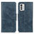 Coque Portefeuille Livre Cuir Etui Clapet M09L pour Nokia G60 5G Bleu