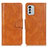 Coque Portefeuille Livre Cuir Etui Clapet M09L pour Nokia G60 5G Marron