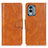 Coque Portefeuille Livre Cuir Etui Clapet M09L pour Nokia X30 5G Marron