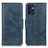 Coque Portefeuille Livre Cuir Etui Clapet M09L pour OnePlus Nord CE 2 5G Bleu