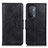 Coque Portefeuille Livre Cuir Etui Clapet M09L pour OnePlus Nord N200 5G Noir