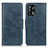 Coque Portefeuille Livre Cuir Etui Clapet M09L pour Oppo A74 4G Bleu