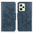 Coque Portefeuille Livre Cuir Etui Clapet M09L pour Realme C35 Bleu