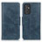 Coque Portefeuille Livre Cuir Etui Clapet M09L pour Samsung Galaxy A15 4G Bleu