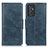 Coque Portefeuille Livre Cuir Etui Clapet M09L pour Samsung Galaxy F34 5G Bleu