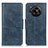 Coque Portefeuille Livre Cuir Etui Clapet M09L pour Sharp Aquos R7s Bleu