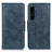 Coque Portefeuille Livre Cuir Etui Clapet M09L pour Sony Xperia 1 IV SO-51C Bleu