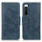 Coque Portefeuille Livre Cuir Etui Clapet M09L pour Sony Xperia 10 IV SO-52C Bleu