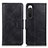 Coque Portefeuille Livre Cuir Etui Clapet M09L pour Sony Xperia 10 IV SO-52C Noir