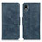 Coque Portefeuille Livre Cuir Etui Clapet M09L pour Sony Xperia Ace III Bleu