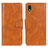 Coque Portefeuille Livre Cuir Etui Clapet M09L pour Sony Xperia Ace III Marron