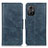 Coque Portefeuille Livre Cuir Etui Clapet M09L pour Xiaomi Poco M4 5G Bleu